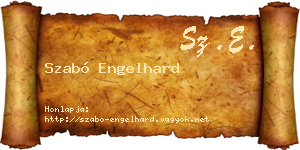 Szabó Engelhard névjegykártya